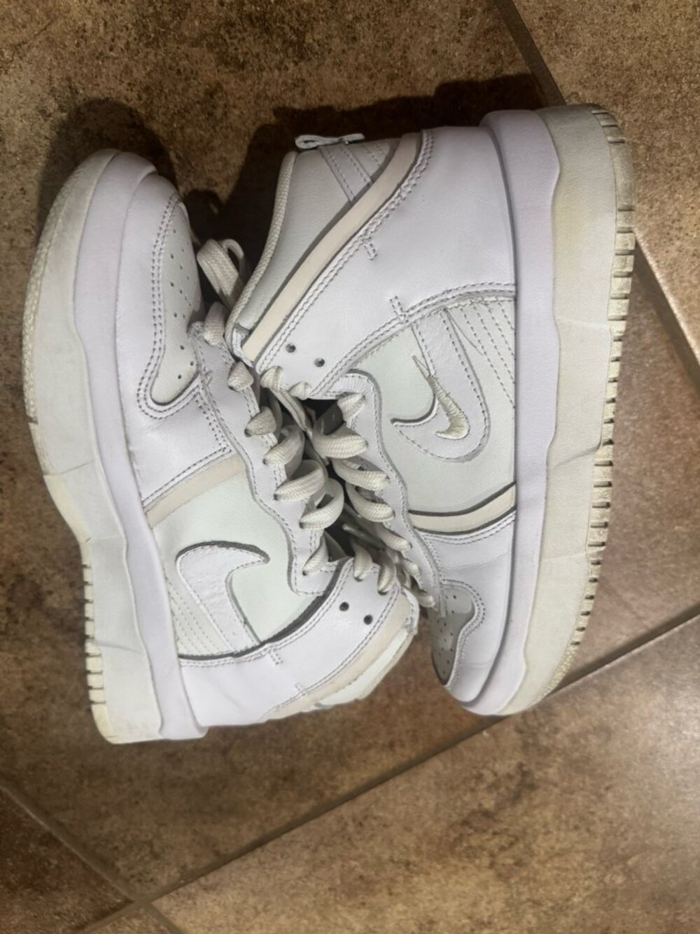 Nike Court Vision Alta DH3718-100 White Women’s Sneakers US 6 Dunk Hi